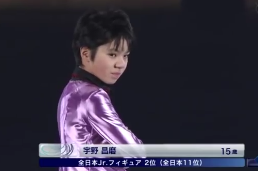 無良崇人　NHK杯2014　エキシビション演技　(解説：イギリス英語)