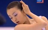 アンナ・オフチャロワ　NHK杯2014　フリー演技　(解説：イギリス英語)