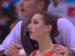 クリスティーナ・アスタホワ＆アレクセイ・ロゴノフ　ロシア選手権2017　