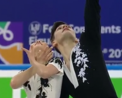 須藤澄玲＆フランシス・ブードロー＝オデ　四大陸選手権2017