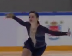 アナスタシア・グリャコワ ロシアジュニア選手権2017