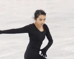 カレン・チェン　四大陸選手権2017・公式練習