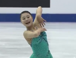 白岩優奈　世界ジュニア選手権2017