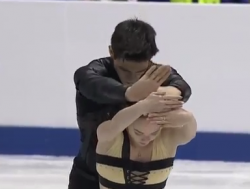 アリーナ・ウスティムキナ＆ニキータ・ボロディン　世界ジュニア選手権2017