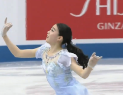 紀平梨花　国別対抗戦2019　ショート演技