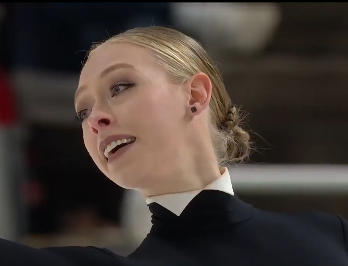 エリスカ・ブレジノワ　世界選手権2015　ショート演技　(解説：ロシア語)