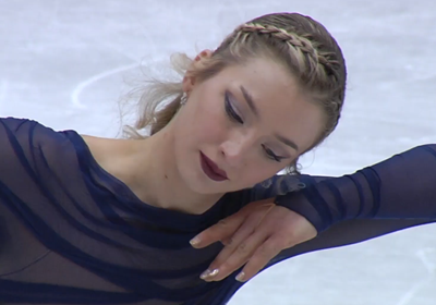 中野友加里 全日本選手権2009 ショート演技 (解説：日本語