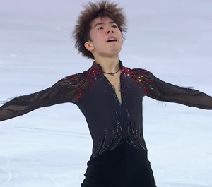 佐藤駿　中国杯2025　フリー演技　(解説：英語)