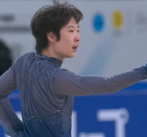 金博洋[キン・ハクヨウ]　中国杯2025　フリー演技　(解説：英語)