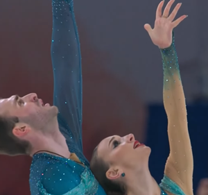 アナスタシア・メテルキナ＆ルカ・ベルラヴァ　中国杯2025　フリー演技　(解説：英語)