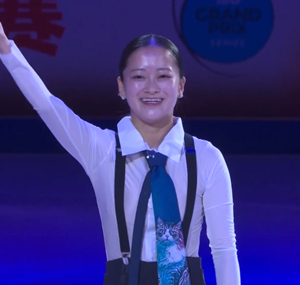 渡辺倫果　中国杯2025　エキシビション演技　(解説：英語)