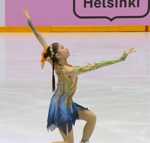 住吉りをん　フィンランディア杯2025　フリー演技　(解説：英語)