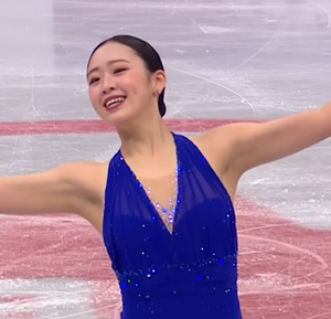 青木祐奈　スケートカナダ2025　フリー演技　(解説：英語)