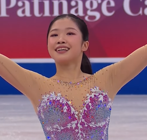 中井亜美　スケートカナダ2025　フリー演技　(解説：英語)