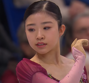 千葉百音　スケートカナダ2025　フリー演技　(解説：英語)