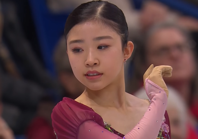 千葉百音　スケートカナダ2025　フリー演技　(解説：英語)