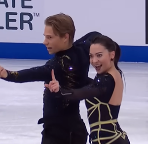 アリソン・リード＆サウリウス・アンブルレヴィチウス　スケートカナダ2025　フリーダンス演技　(解説：英語)