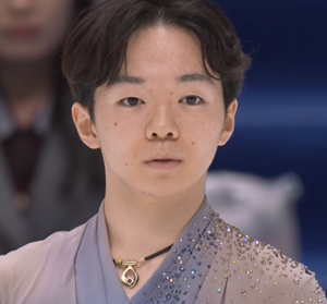 鍵山優真　NHK杯2025　フリー演技　(解説：英語)