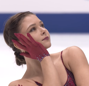 ソフィア・サモデルキナ　NHK杯2025　フリー演技　(解説：英語）