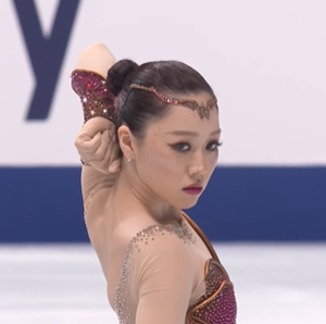 樋口新葉　NHK杯2025　フリー演技　(解説：英語）