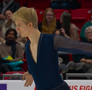 ダニエル・グラスル　スケートアメリカ2025　ショート演技　(解説：英語)