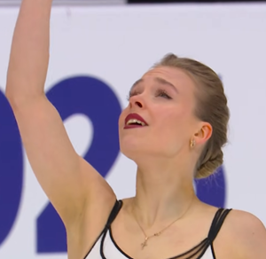 アナスタシア・グバノワ　スケートアメリカ2025　フリー演技　(解説：英語)