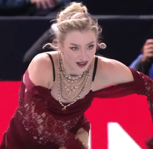 アンバー・グレン　グランプリファイナル2025　ショート演技　(解説：英語)