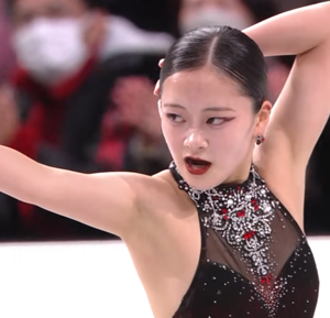 渡辺倫果　グランプリファイナル2025　ショート演技　(解説：英語)