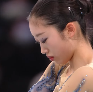 岡田芽依　ジュニアグランプリファイナル2025　ショート演技　(解説：英語)