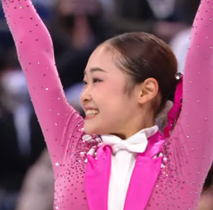 島田麻央　ジュニアグランプリファイナル2025　ショート演技　(解説：英語)