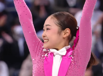 島田麻央　ジュニアグランプリファイナル2025　ショート演技　(解説：英語)