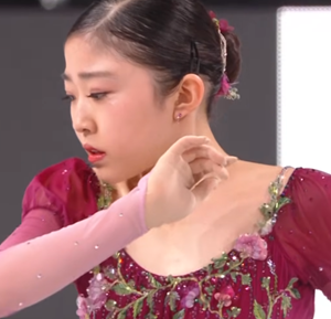 千葉百音　グランプリファイナル2025　フリー演技　(解説：英語)