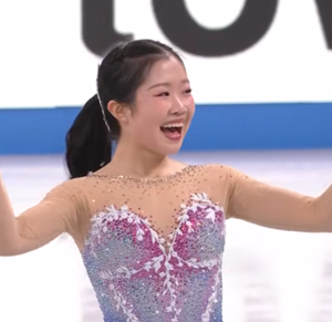 中井亜美　グランプリファイナル2025　フリー演技　(解説：英語)