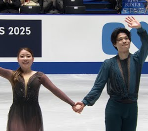 紀平梨花＆西山真瑚　全日本選手権2025　フリーダンス　(解説：日本語)