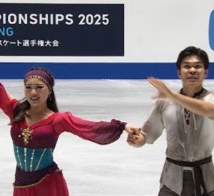 佐々木彩乃＆池田喜充　全日本選手権2025　フリーダンス　(解説：日本語)