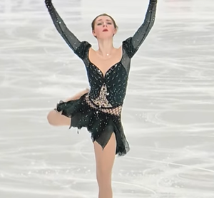 サラ・エバーハルト　全米選手権2026　ショート演技　(ホームビデオ撮影)