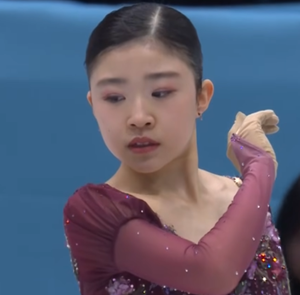 千葉百音　四大陸選手権2026　フリー演技　(解説：日本語)