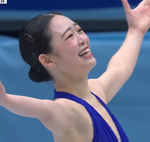 青木祐奈　四大陸選手権2026　フリー演技　(解説：日本語)