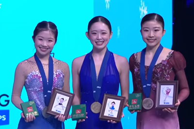 四大陸フィギュアスケート選手権2026　女子シングル表彰式　(解説：英語)