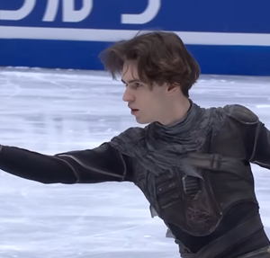 ミハイル・シャイドロフ　四大陸選手権2026　ショート演技　(解説：英語)