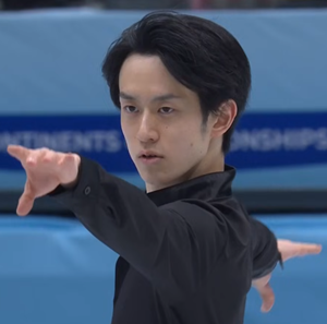 山本草太　四大陸選手権2026　ショート演技　(解説：英語)