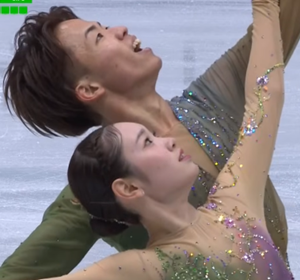 長岡柚奈＆森口澄士　四大陸選手権2026　フリー演技　(解説：なし)