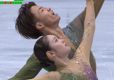 長岡柚奈＆森口澄士　四大陸選手権2026　フリー演技　(解説：なし)