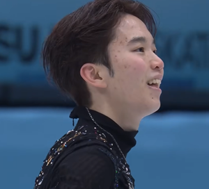 友野一希　四大陸選手権2026　フリー演技　(解説：日本語)