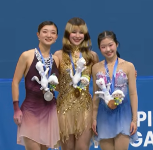 2026年ミラノ・コルティナオリンピック　女子シングル表彰式　(解説：日本語)