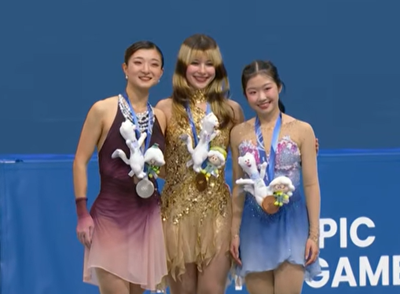 2026年ミラノ・コルティナオリンピック　女子シングル表彰式　(解説：日本語)