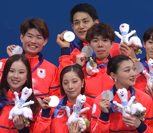 2026年ミラノ・コルティナオリンピック　団体戦表彰式　(解説：日本語)