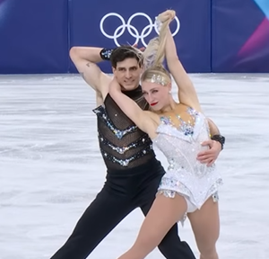 【団体戦】パイパー・ギレス＆ポール・ポワリエ　ミラノ・コルティナオリンピック2026　リズムダンス演技　(解説：英語)