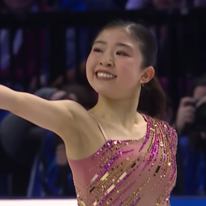 千葉百音　世界選手権2026　ショート演技　(解説：英語)