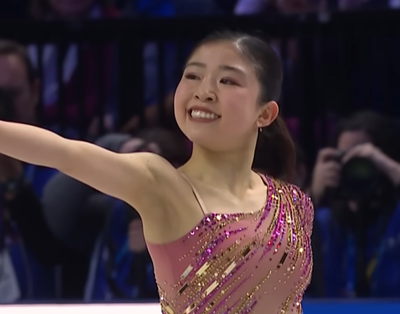 千葉百音　世界選手権2026　ショート演技　(解説：英語)